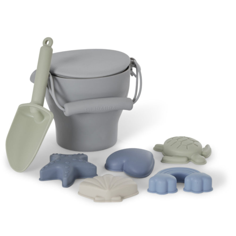 FILIBABBA SILIKONOWY ZESTAW WIADERKO BLUE 8788