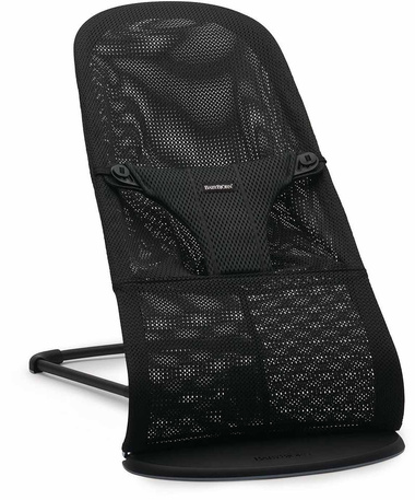 BABYBJORN LEŻACZEK BLISS MESH BLACK RAMA BLACK