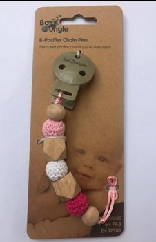 B-Zawieszka do smoczka Pink