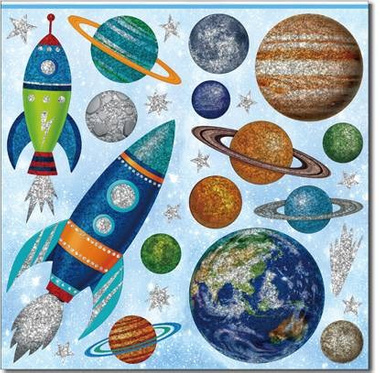 Dekoracje ścienne z serii Kosmiczna Kolekcja - KOSMOS