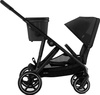 Zestaw 2w1 Cybex Wózek Gazelle S (Blk) Moon Black +  Siedzisko (Dodatkowe) Gazelle S  Moon Black