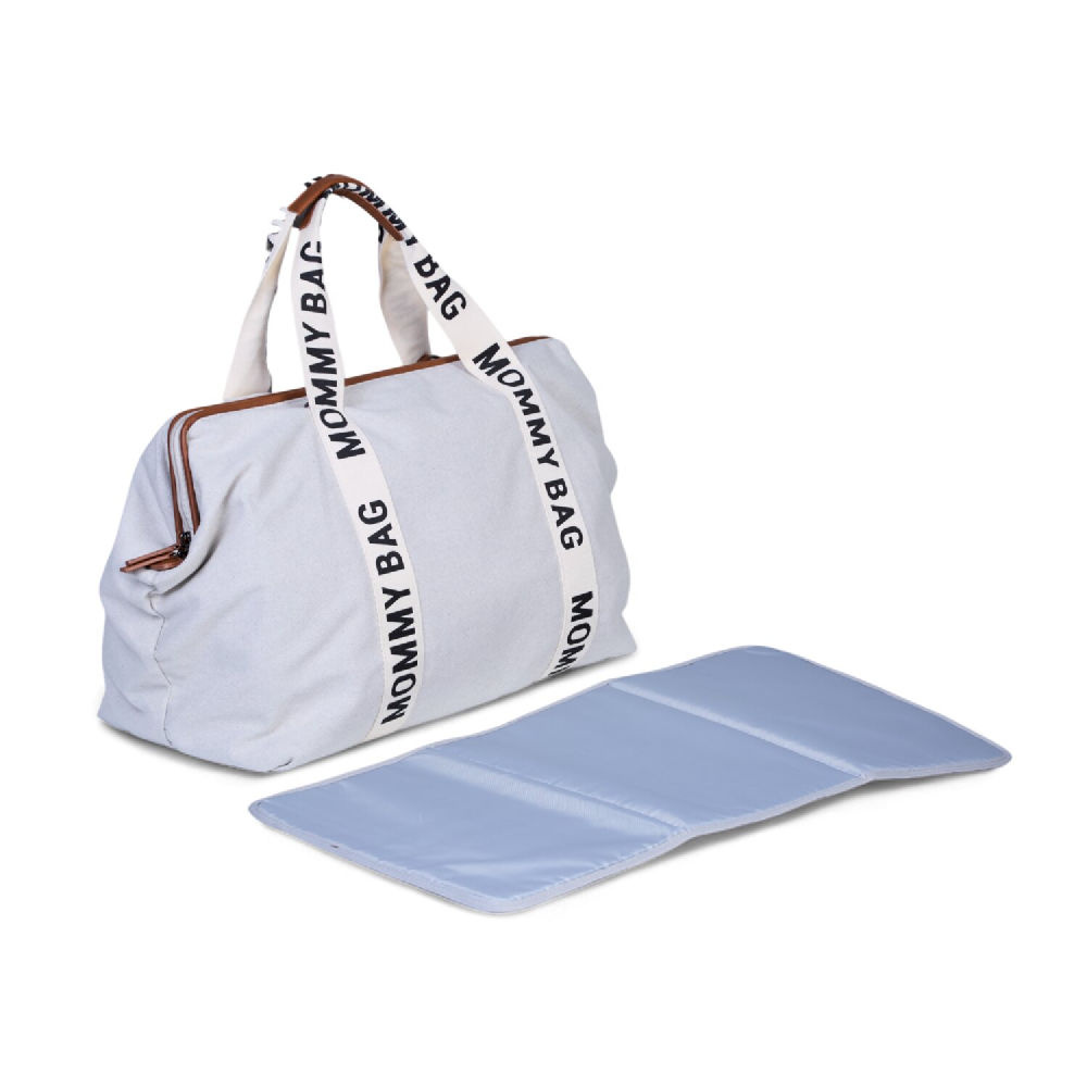 Childhome TORBA MOMMY BAG SIGNATURE Off White