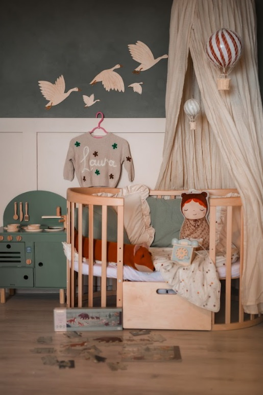 Waldin Szuflada do łóżeczka 7w1, Natural