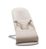 BABYBJORN - Bouncer Bliss - Light grey frame, 3D Jersey, Light beige