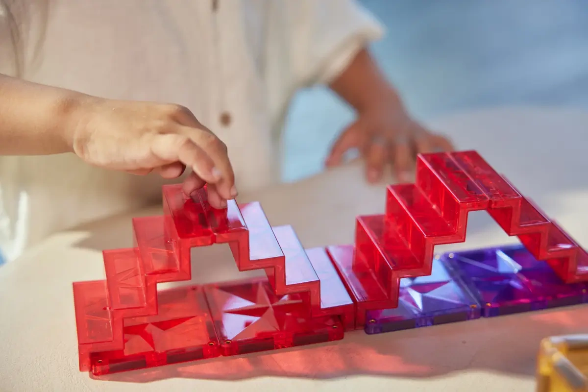 Cleverclixx Klocki magnetyczne Stairs Intense, 34