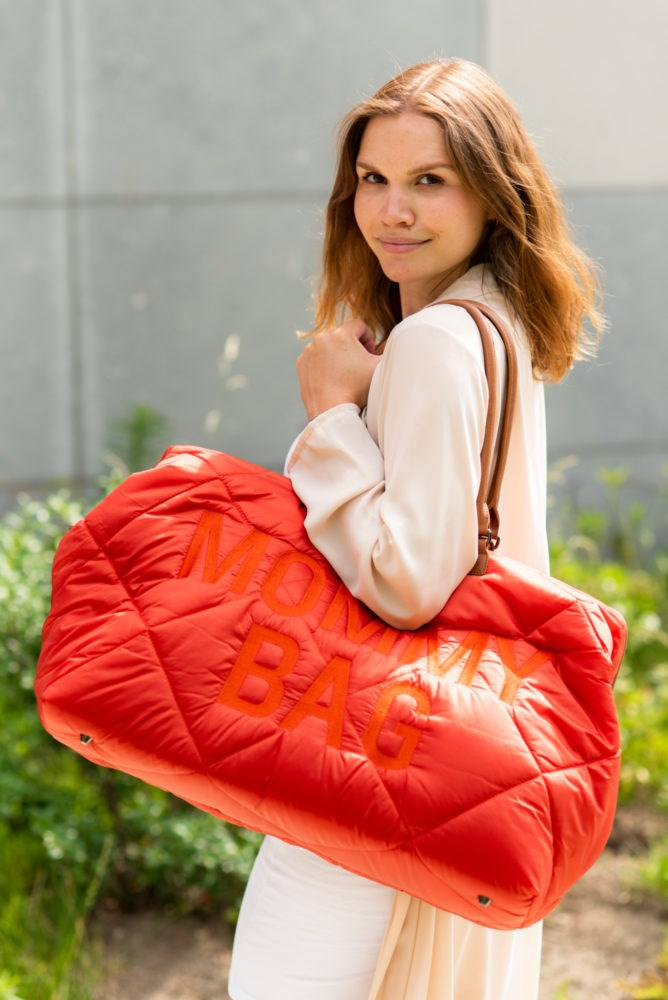 Childhome Mommy Bag Torba, (pikowana) Czerwona