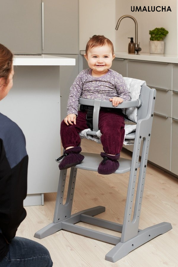 BABYDAN Krzesełko Danchair, Drewno Szare