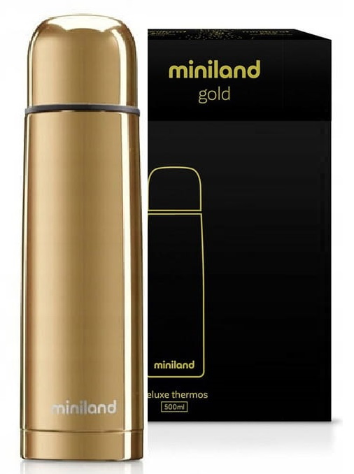 MINILAND Termos z kubkiem 500 ml, Gold