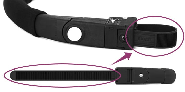 Pałąk Barierka dopasowana do wózka Babyzen, Czarny