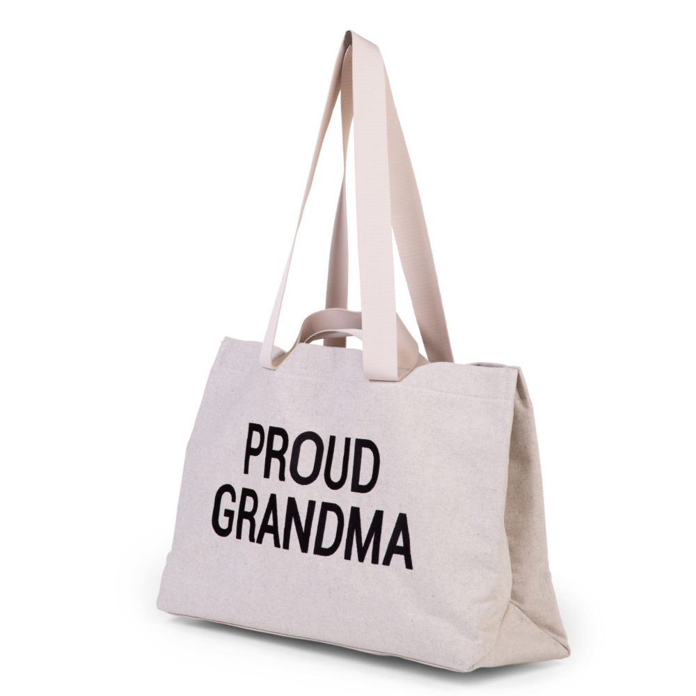Childhome TORBA GRANDMA BAG KANWAS OFF WHITE 14668