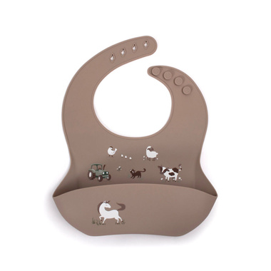 Filibabba Śliniak silikonowy Magic Farm