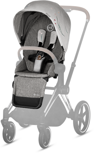 CYBEX TAPICERKA Priam 2.0, (Grey) Koi Crystallized