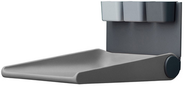 LEANDER WALLY™ -  WALL MOUNTED CHANGING TABLE, DUSTY GREY