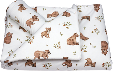 Waldin Kołdra Bambus z wyp 120x90 Niedźwiadki, Beż