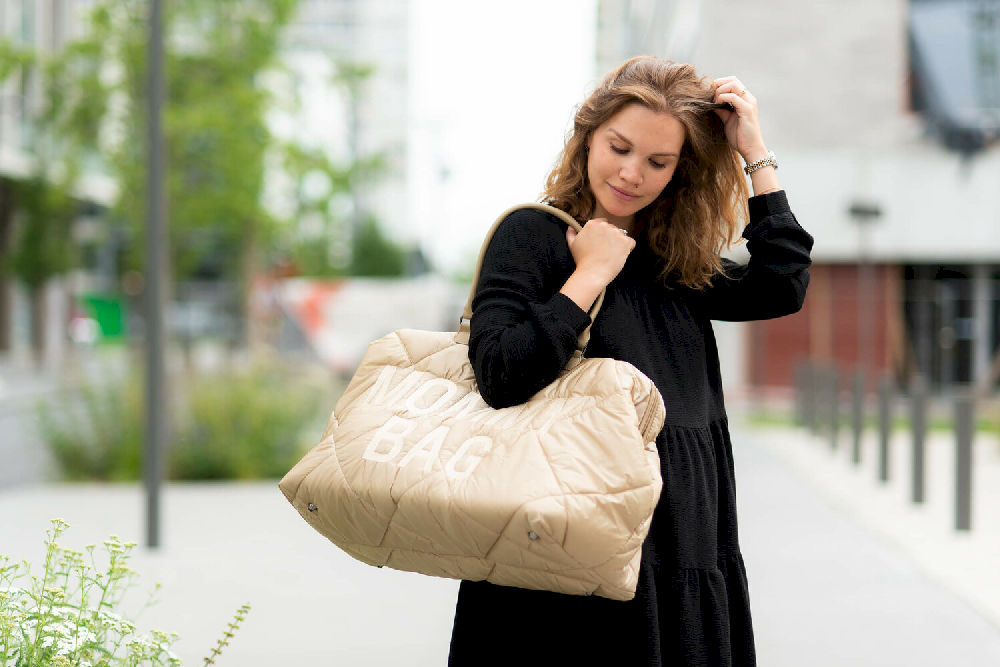 Childhome Mommy Bag Torba, (pikowana) Beżowa