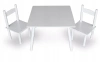 KLUPS STOLIK + 2 KRZESEŁKA BIAŁY