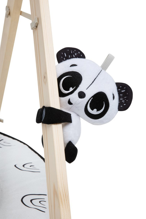 TINY LOVE Mata z drewnianym stojakiem, Decor