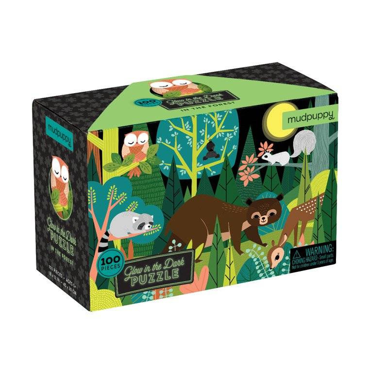 Mudmuppy - In The Forest Glow In The Dark Puzzle