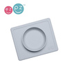 EZPZ - Silicone bowl with 2in1 placemat Mini Bowl pastel gray
