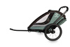 Hamax - Bike trailer for kids COCOON , double - Green/black