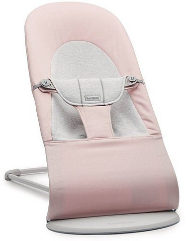 BabyBjorn leżaczek BALANCE SOFT COTTON/JERSEY Pink