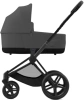 Zestaw 1w1 Cybex Rama Priam 4.0 Matt Black & Gondola Priam 2.0 Soho Grey