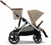 Zestaw 2w1 Cybex Wózek Gazelle S (Tpe) Almond Beige +  Siedzisko (Dodatkowe) Gazelle S Almond Beige