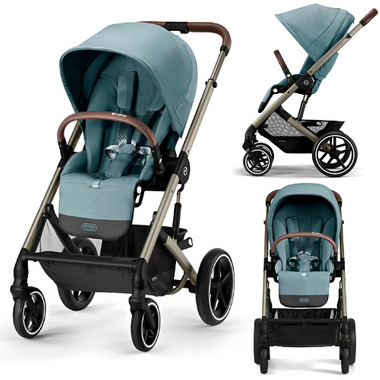 CYBEX WÓZEK SPACEROWY BALIOS S LUX 2 SKY BLUE RAMA TAUPE