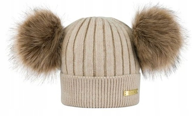 BJALLRA Czapka zimowa Wełna Merynosów 1-2 l, beige