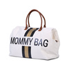 Childhome MOMMY Bag Torba, (Gold Stripes) Kremowa
