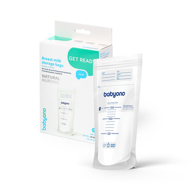 Babyono WORECZKI NA POKARM MILK STORAGE BAGS 150ml