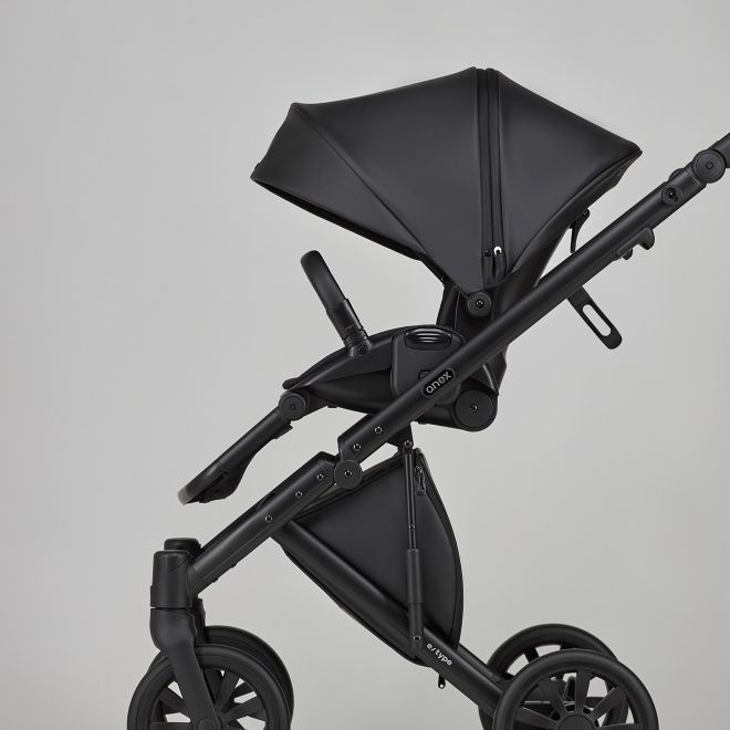 Anex Wózek 2w1 E-type (1/2), Swan Black (et08a).