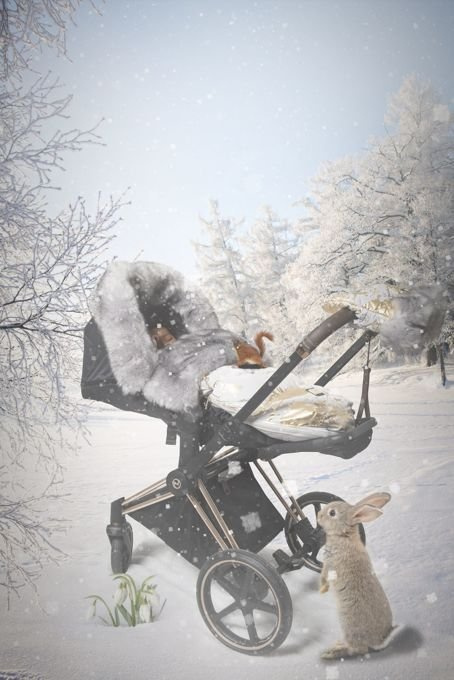 BJALLRA Śpiworek do wózka 3w1, Rose Garden Flowers