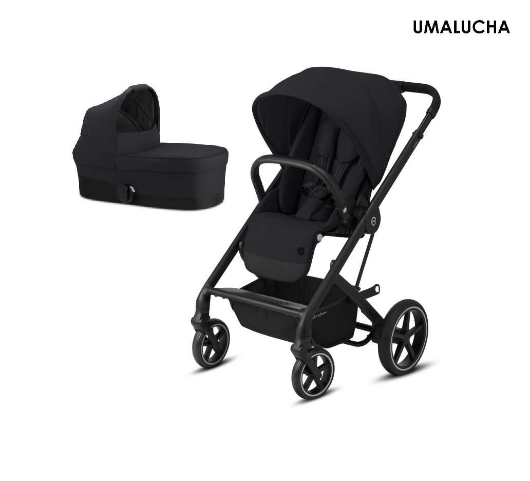 WÓZEK GŁĘBOKO SPACEROWY 2W1 CYBEX BALIOS S LUX | CLASSIC BEIGE | NAVY BLUE | RIVER BLUE | SOHO GREY | DEEP BLACK | MAGNOLIA PINK