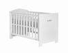 PINIO Łóżeczko Marsylia 120x60 MDF3, Białe 