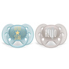 Smoczek uspokajający Ultra Soft Boy 6m+ little star/hello - 2 szt