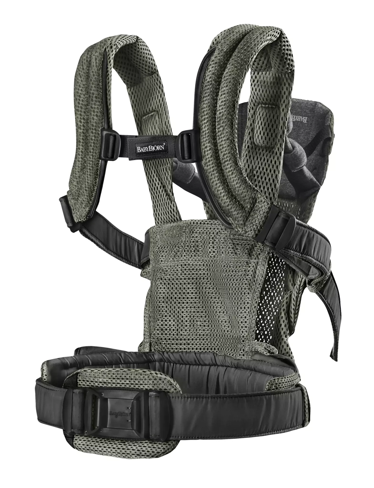 BabyBjorn NOSIDEŁKO HARMONY 3D MESH DARK GREEN
