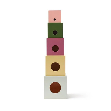 Kid's Concept - EDVIN Stacking cubes in wood