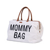 Childhome Mommy Bag Torba, Teddy Bear White