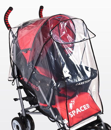 Caretero Folia przeciwdeszczowa wózek spacerowy