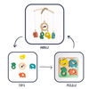 Yumi Yay Mobile 3-in-1; Mobile - Wooden toys - Puzzle