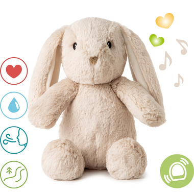 Cloud b® LoveLight Buddies Billy Bunny™ - Szumiący Królik z czujnikiem ruchu i pozytywką