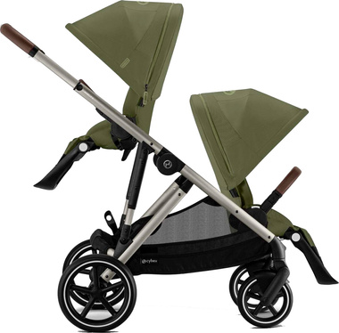 Zestaw 2w1 Cybex Wózek Gazelle S (Tpe) Moss Green + Siedzisko (Dodatkowe) Gazelle S Moss Green