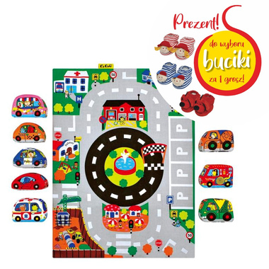 Mata z samochodzikami - miasto