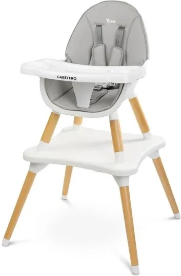 Caretero Krzesełko do karmienia 3w1 Tuva, Grey.
