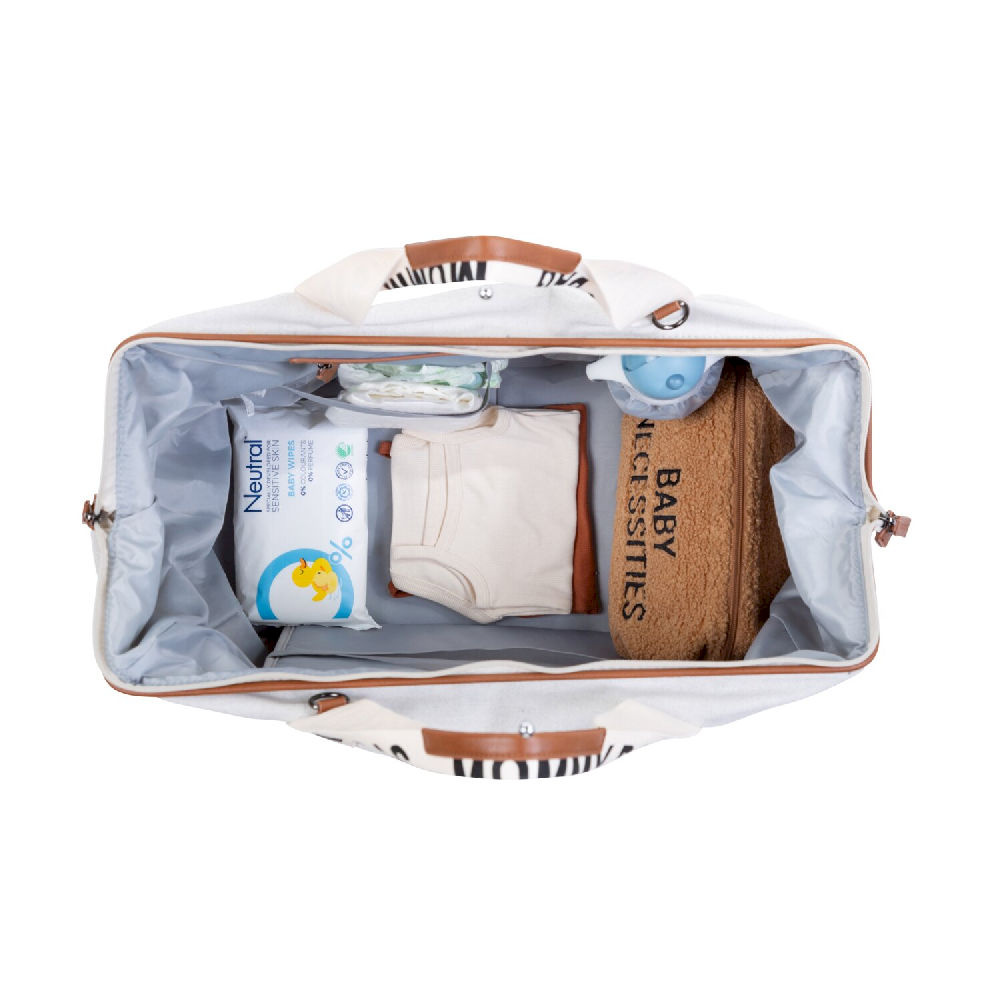 Childhome TORBA MOMMY BAG SIGNATURE Off White