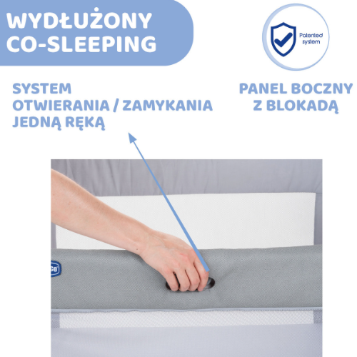 CHICCO Next2me Forever | Cool Grey