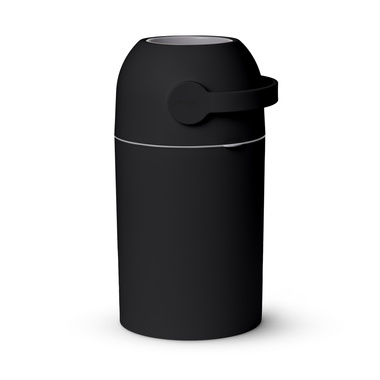 Kosz na zużyte pieluchy Magic Majestic - czarny (na 25 pieluch) + worki