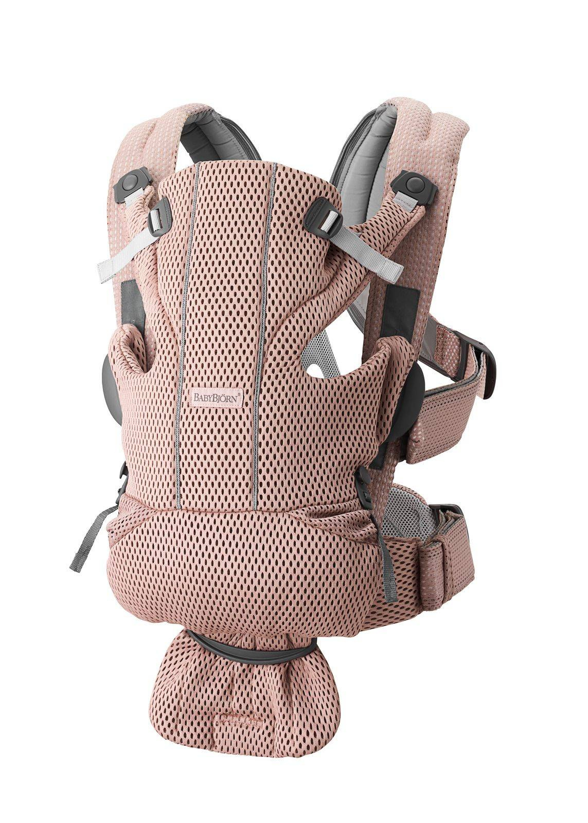 BABYBJORN Nosidełko Harmony 0-15 (Mesh) Dusty Pink