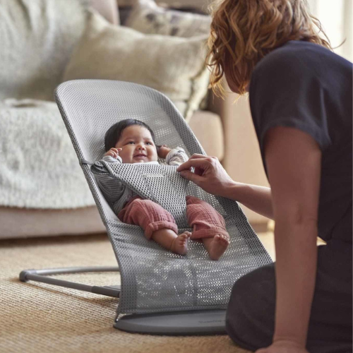 BabyBjorn LEŻACZEK BLISS MESH GREY 58632